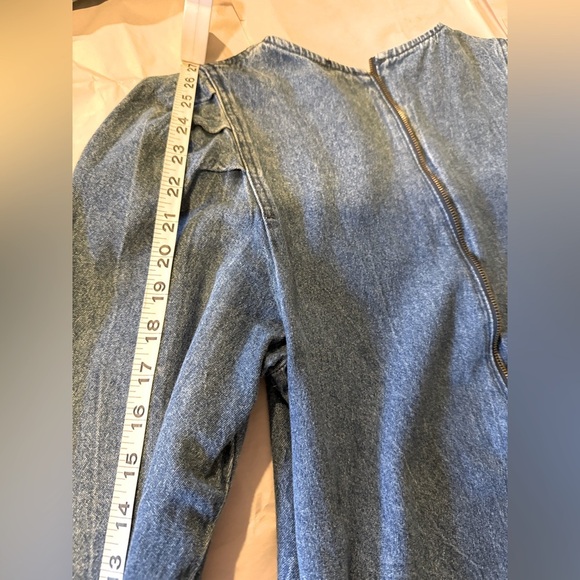 Free People Denim Mini Dress - NWOT, Size S - Picture 7 of 13